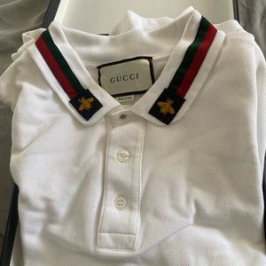 Authentic Mens Gucci Polo Shirt Size 2x web design Bee Collar Original Price 600